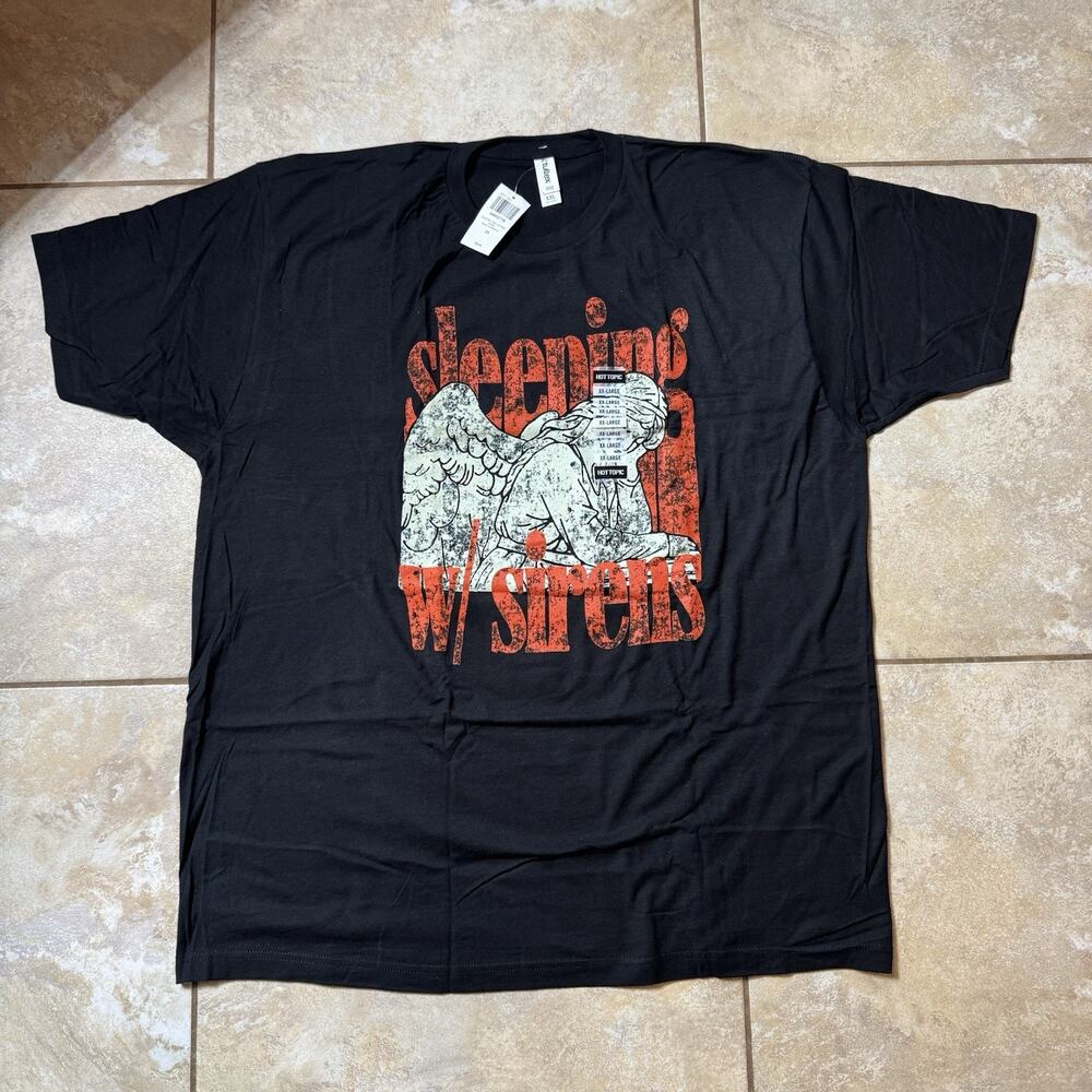 Sleeping With Sirens Crying Angel T-Shirt Size 2XL New With Tags